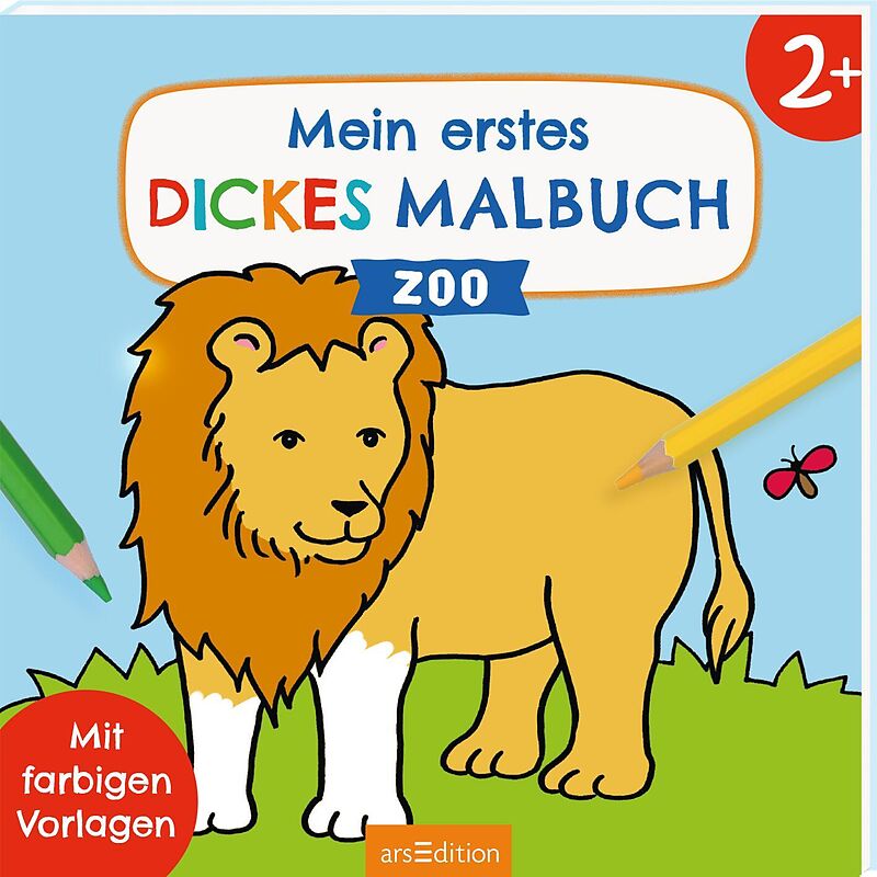 Mein erstes dickes Malbuch ab 2  Zoo