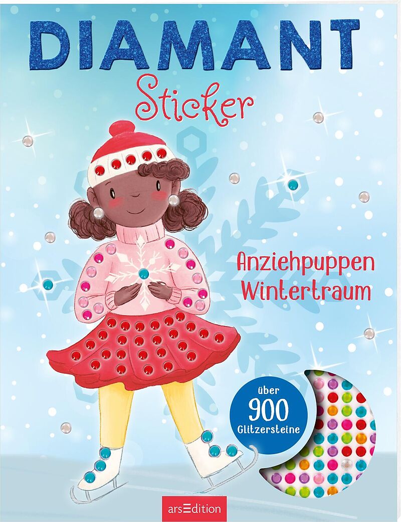 Diamantsticker Anziehpuppen  Wintertraum