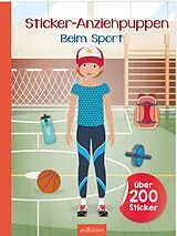 Kartonierter Einband Sticker-Anziehpuppen  Beim Sport von 