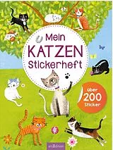Kartonierter Einband Mein Katzen-Stickerheft von