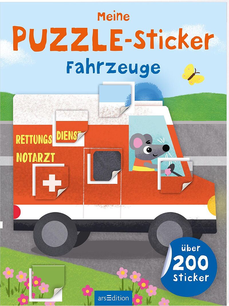 Meine Puzzle-Sticker  Fahrzeuge