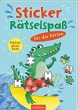 Kartonierter Einband Sticker-Rätselspaß für die Ferien von