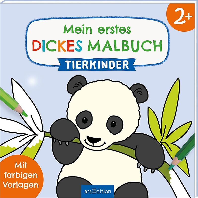 Mein erstes dickes Malbuch ab 2  Tierkinder