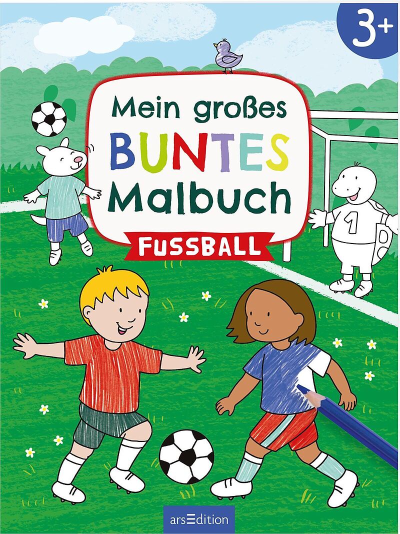 Mein großes buntes Malbuch  Fußball