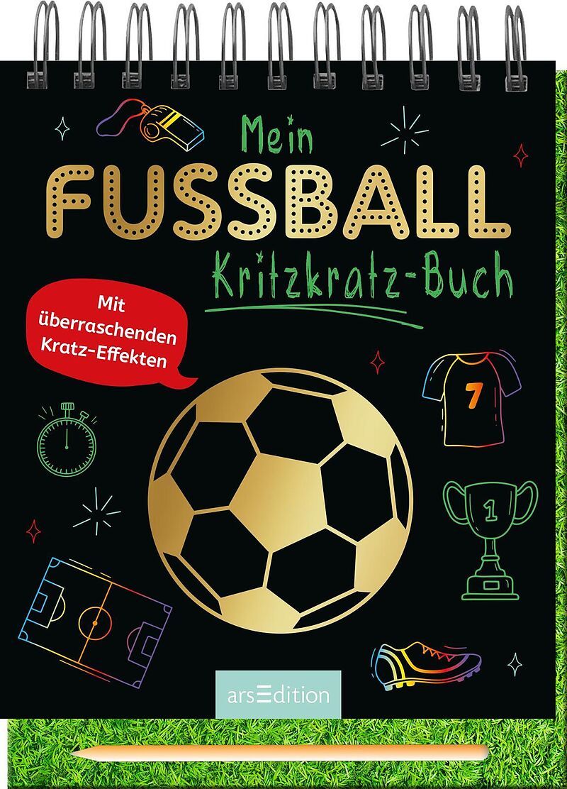 Mein Fußball-Kritzkratz-Buch