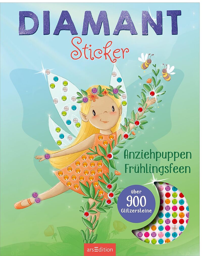 Diamantsticker Anziehpuppen  Frühlingsfeen