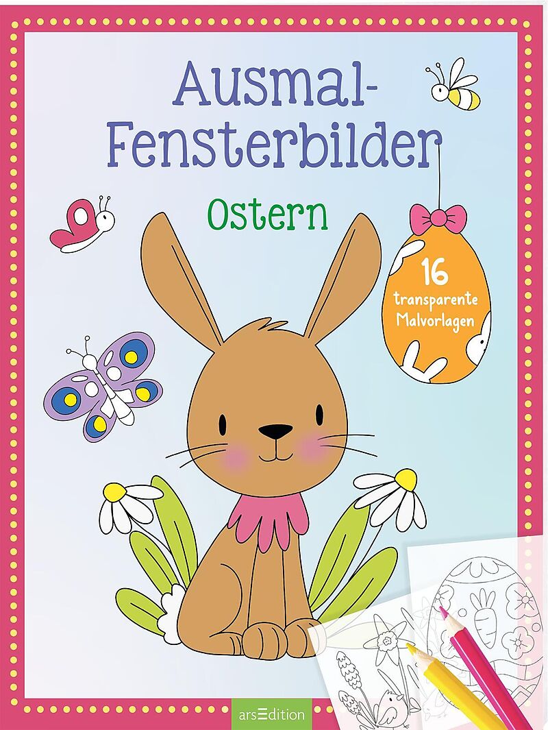 Ausmal-Fensterbilder Ostern