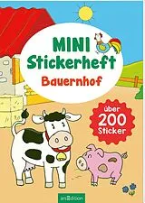 Kartonierter Einband (Kt) MINI-Stickerheft  Bauernhof von 