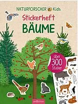 Kartonierter Einband Naturforscher-Kids  Stickerheft Bäume von 