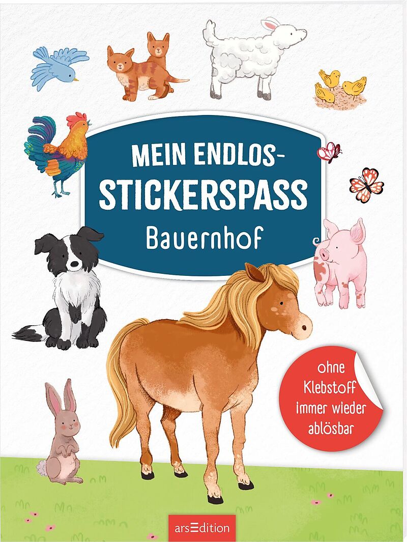 Mein Endlos-Stickerspaß  Bauernhof
