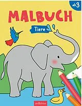 Kartonierter Einband Malbuch Tiere von 