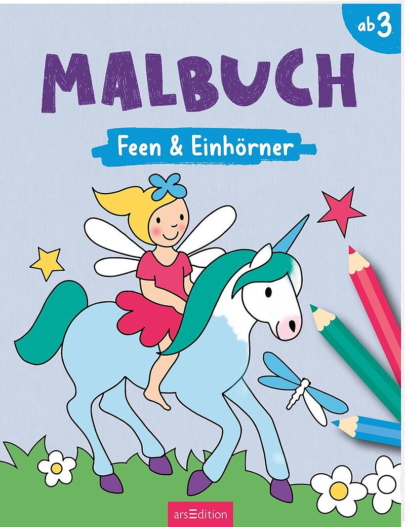Malbuch Feen & Einhörner