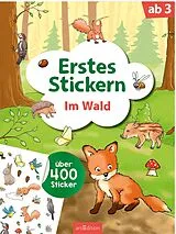 Kartonierter Einband Erstes Stickern  Im Wald von 