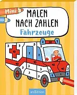 Kartonierter Einband Malen nach Zahlen Mini  Fahrzeuge von 
