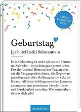 Fester Einband Geburtstag (Substantiv, m) von