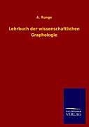 Kartonierter Einband Lehrbuch der wissenschaftlichen Graphologie von A. Runge