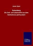 Kartonierter Einband Gutenberg von Armin Stein