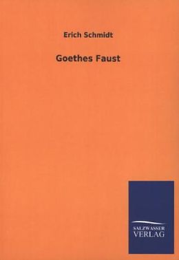Kartonierter Einband Goethes Faust von Erich Schmidt