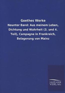 Kartonierter Einband Goethes Werke von Johann Wolfgang von Goethe