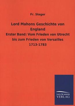 Kartonierter Einband Lord Mahons Geschichte von England von Fr. Steger