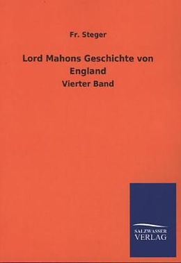 Kartonierter Einband Lord Mahons Geschichte von England von Fr. Steger