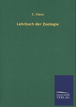 Kartonierter Einband Lehrbuch der Zoologie von C. Claus