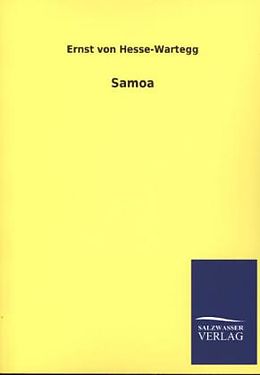 Kartonierter Einband Samoa von Ernst von Hesse-Wartegg