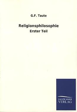 Kartonierter Einband Religionsphilosophie von G. F. Taute