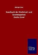 Fester Einband Handbuch der Medicinal- und Sanitätspolizei von Adolph Lion
