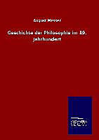 Fester Einband Geschichte der Philosophie im 19. Jahrhundert von August Messer