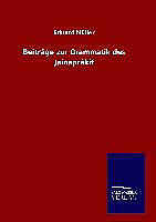 Fester Einband Beiträge zur Grammatik des Jainaprâkit von Eduard Müller