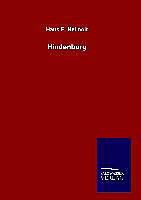 Fester Einband Hindenburg von Hans F. Helmolt