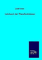 Fester Einband Lehrbuch der Thetafunktionen von Adolf Krazer