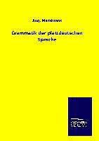 Fester Einband Grammatik der plattdeutschen Sprache von Aug. Marahrens