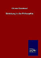 Fester Einband Einleitung in die Philosophie von Wilhelm Windelband