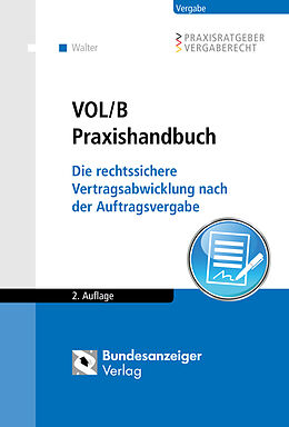 Kartonierter Einband VOL/B Praxishandbuch von Otmar Walter