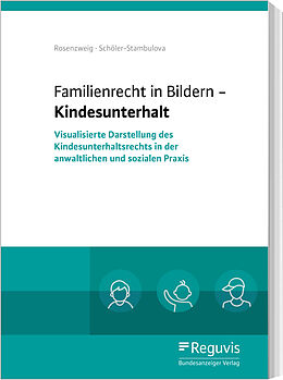 Kartonierter Einband Familienrecht in Bildern - Kindesunterhalt von Göntje Rosenzweig, Olga Schöler-Stambulova