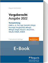 E-Book (pdf) Vergaberecht - Ausgabe 2024 (E-Book) von 
