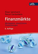 E-Book (epub) Finanzmärkte von Klaus Spremann, Pascal Gantenbein