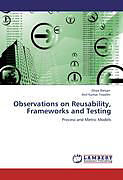 Couverture cartonnée Observations on Reusability, Frameworks and Testing de Divya Ranjan, Anil Kumar Tripathi