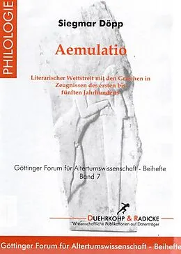 E-Book (pdf) Aemulatio von Sigmar Döpp