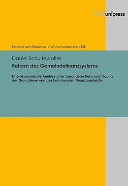 E-Book (pdf) Reform des Gemeindefinanzsystems von Daniel Schultewolter