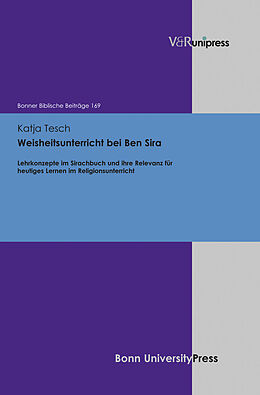 Fester Einband Weisheitsunterricht bei Ben Sira von Katja Tesch