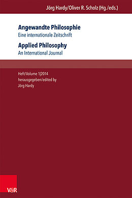 Paperback Angewandte Philosophie. Eine internationale Zeitschrift / Applied Philosophy. An International Journal von 