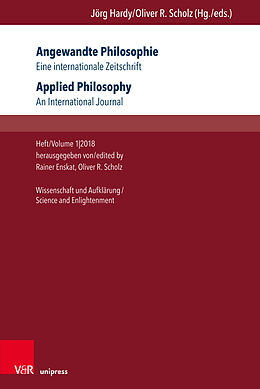 Kartonierter Einband Angewandte Philosophie. Eine internationale Zeitschrift / Applied Philosophy. An International Journal von 