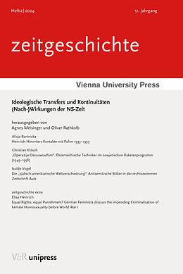 Kartonierter Einband Ideologische Transfers und Kontinuitäten von Christian Klösch, Alicja Bartnicka, Elisa / Vogel, Isolde / Meisin Heinrich