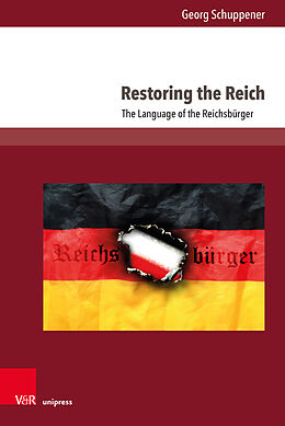 Livre Relié Restoring the Reich de Georg Schuppener