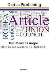 Kartonierter Einband (Kt) Des Maux d'Europe von Philippe Baron