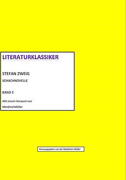 E-Book (epub) Stefan Zweig - Schachnovelle von Stefan Zweig (hg. von Redaktion Müller)