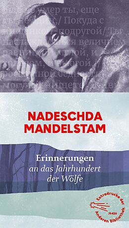 Fester Einband Erinnerungen von Nadeschda Mandelstam